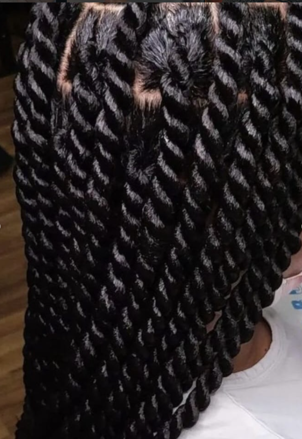 Authentic Botsana braids work