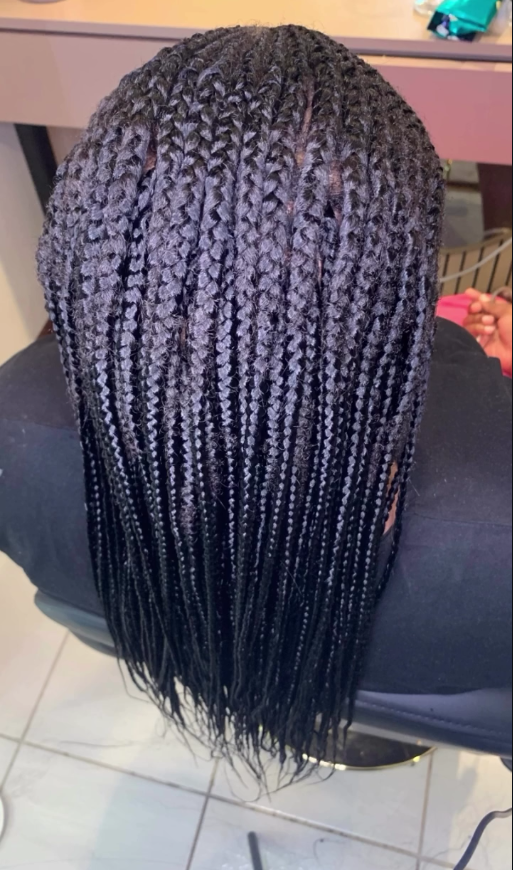 Authentic Botsana braids work