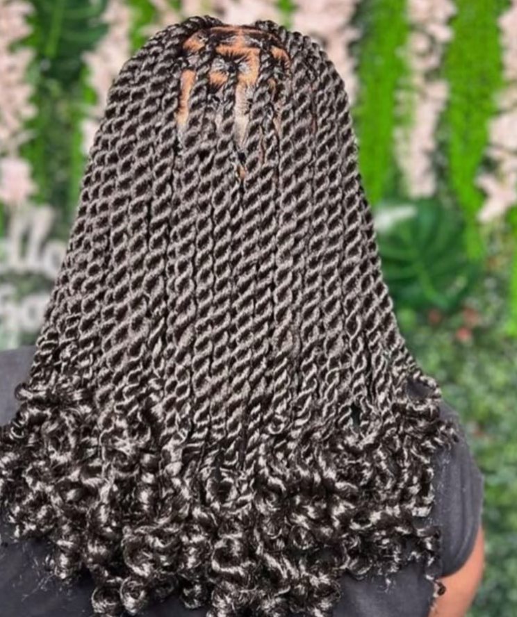 Authentic Botsana braids work