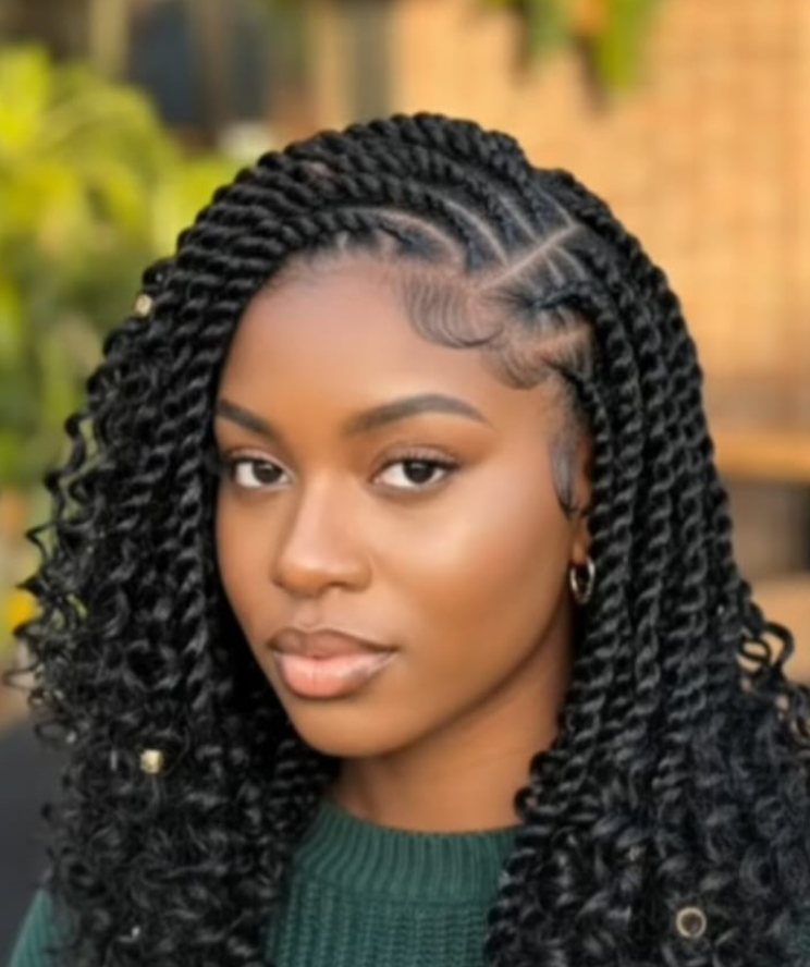 Authentic Botsana braids work