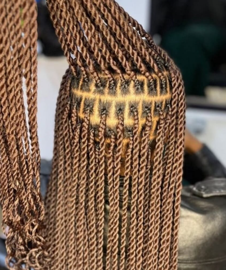 Authentic Botsana braids work