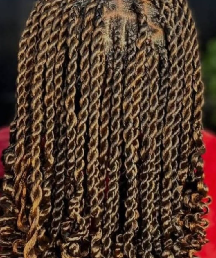 Authentic Botsana braids work