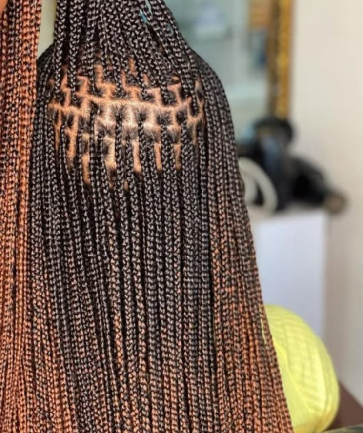 Authentic Botsana braids work