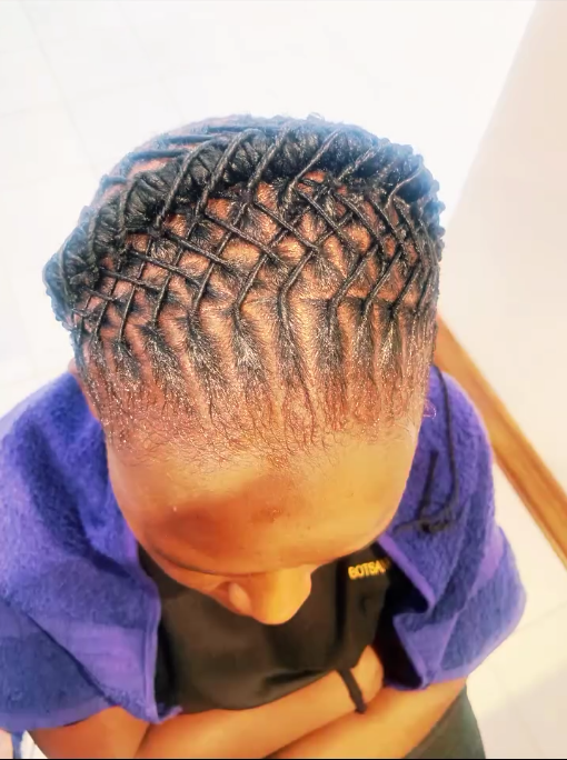 Authentic Botsana hair styling work