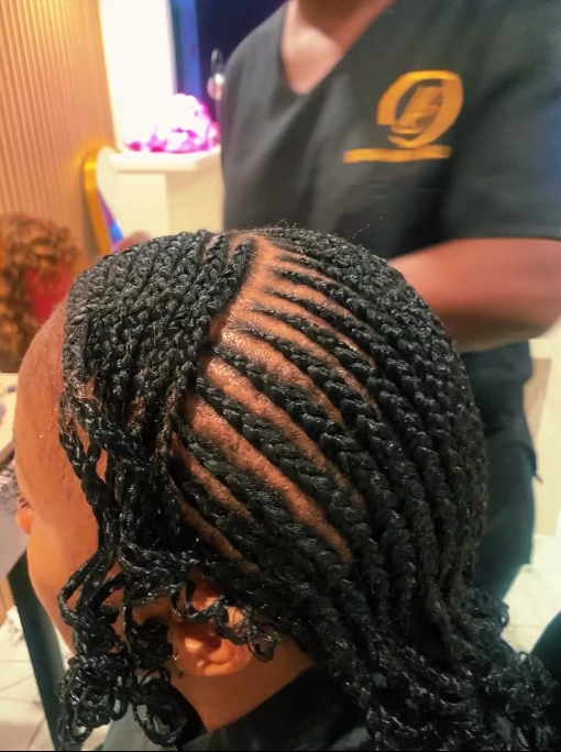 Authentic Botsana braids work