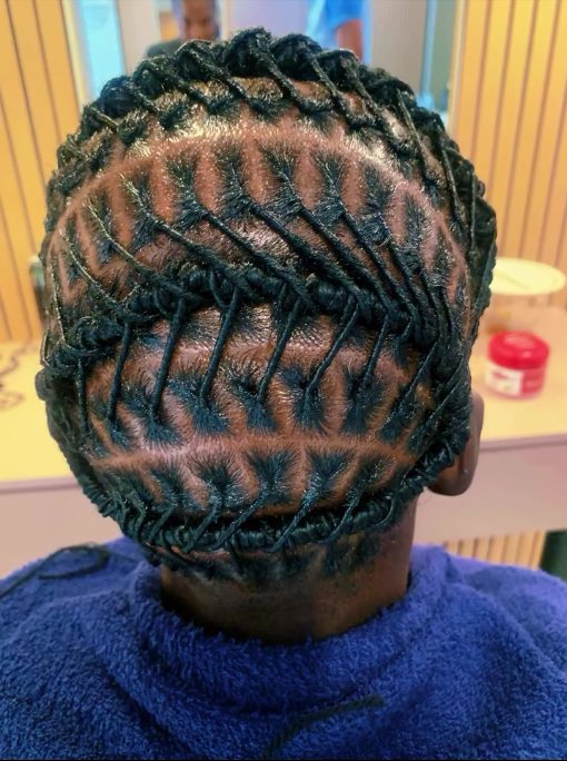 Authentic Botsana hair styling work