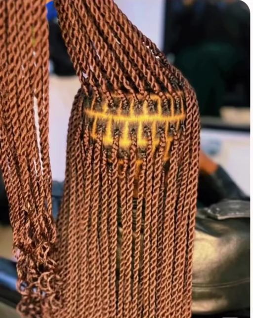 Authentic Botsana braids work
