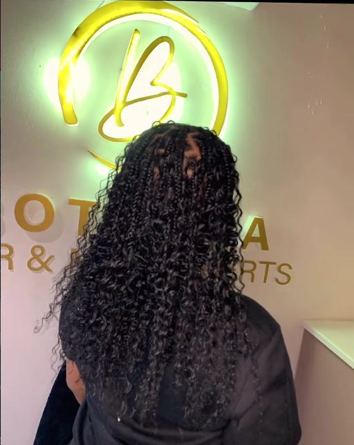 Authentic Botsana braids work