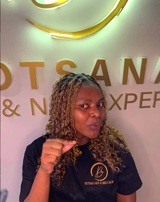 Authentic Botsana braids work