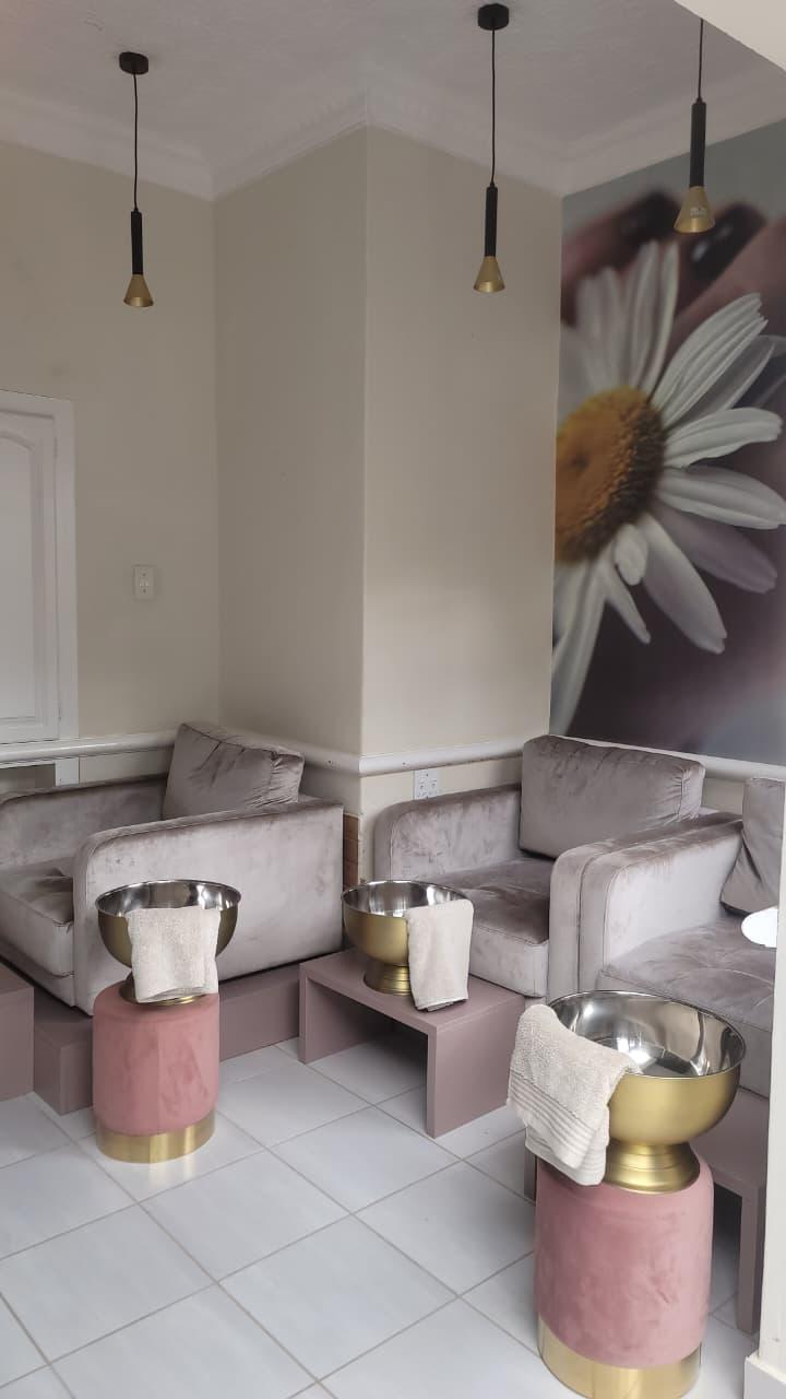 Inside Botsana Hair and Nail Salon